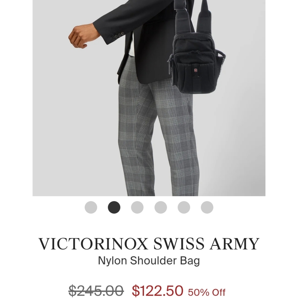 Victorinox Swiss army nylon shoulder bag